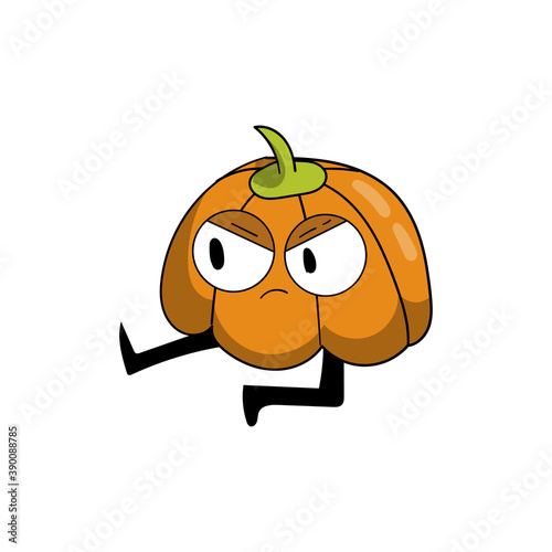 Cute, fun pumpkin cartoon i...