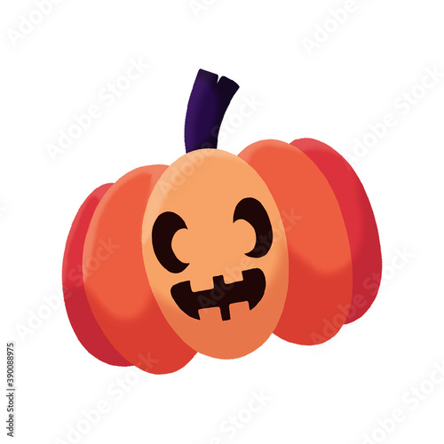 Cute, fun pumpkin cartoon i...