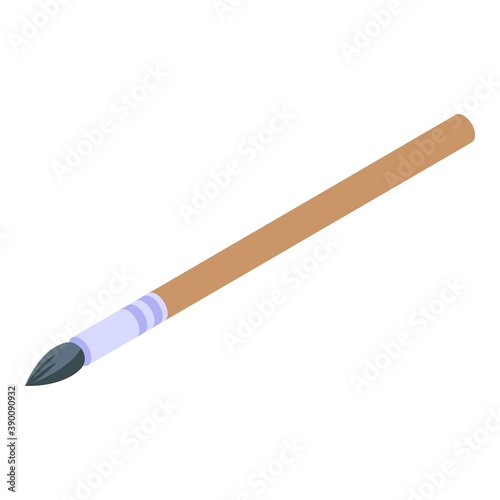 Writing pencil icon. Isometric of writing pencil vector icon for web design isolated on white background