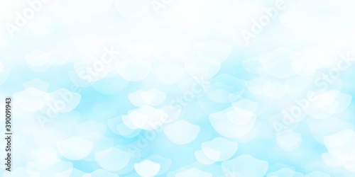 Light BLUE vector backdrop with circles.