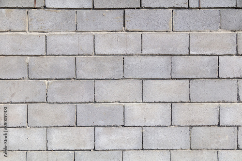 Wall from cinder blocks as an abstract background