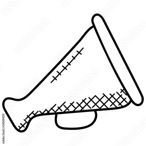 
Megaphone indicating announcement made for marketing 
