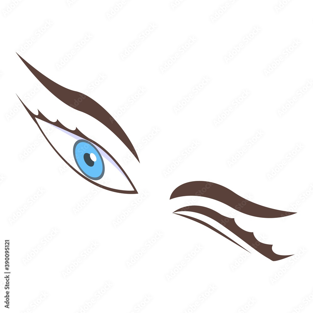Clipping eyes icon. Isometric of clipping eyes vector icon for web design isolated on white background Clipping eyes icon. Isometric of clipping eyes vector icon for web design isolated on white background