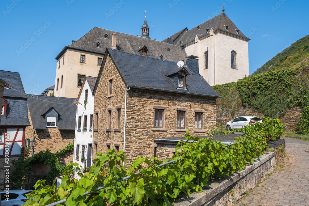 Way to the Carmelite monastery in Beilstein / Germany on the Moselle