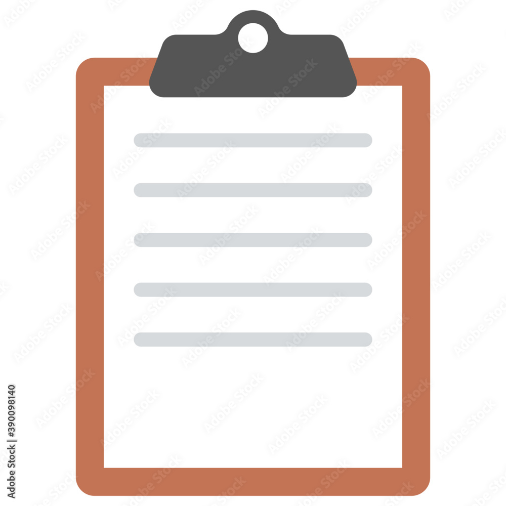 Writing notepad with clipboard
Writing notepad with clipboard