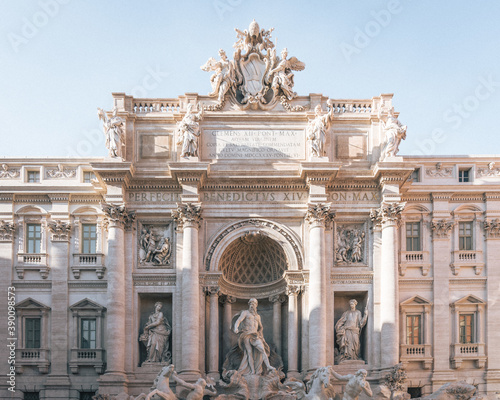 ROME, ITALY - Sep 01, 2020: The breathtaking classical architecture of Italy photo