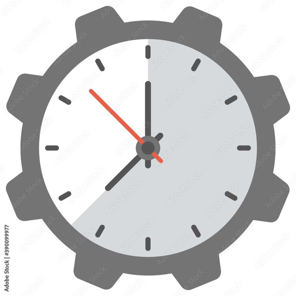 Clock inside gear wheel the symbol of time management
Clock inside gear wheel the symbol of time management