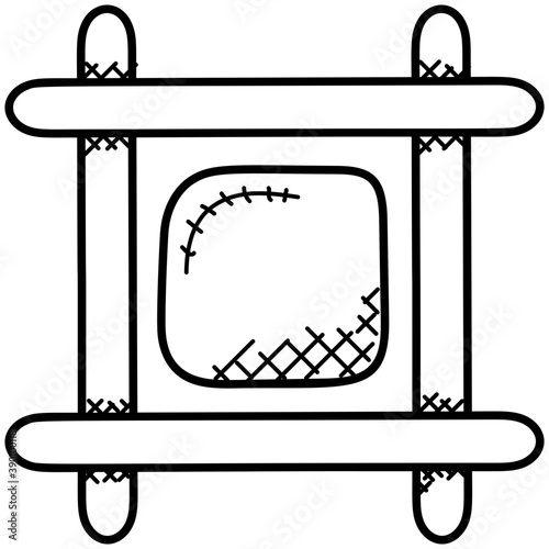 
A creative doodle icon representing image correction including, adjustment, editing and cropping
