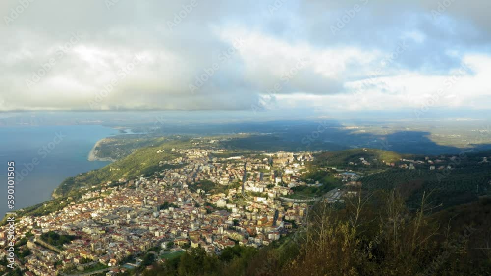 Vista aerea Città di Palmi. Calabria, Italia Vista aerea Città di Palmi. Calabria, Italia