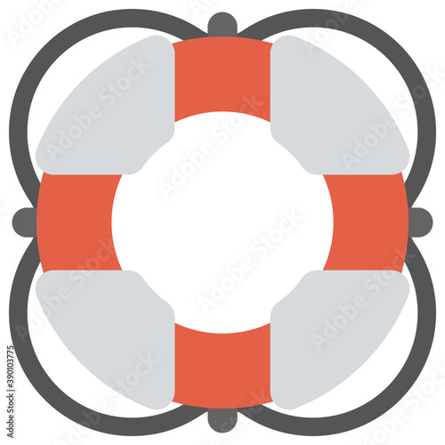 
flat icon design of lifebelt

