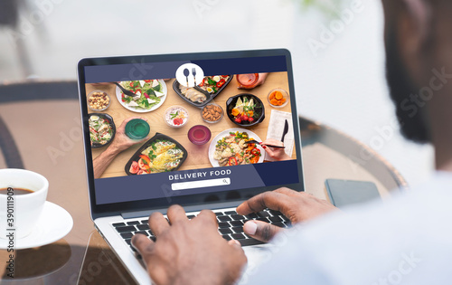 Photography Modern food and fast delivery at home or office