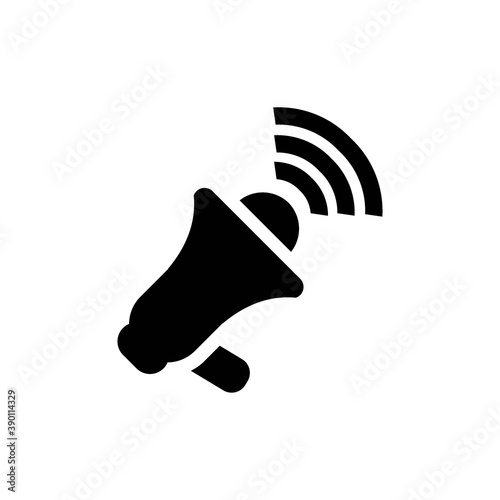 Megaphone advertising icon