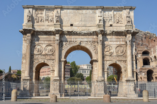 Arch of Constantine at Roma in Italy