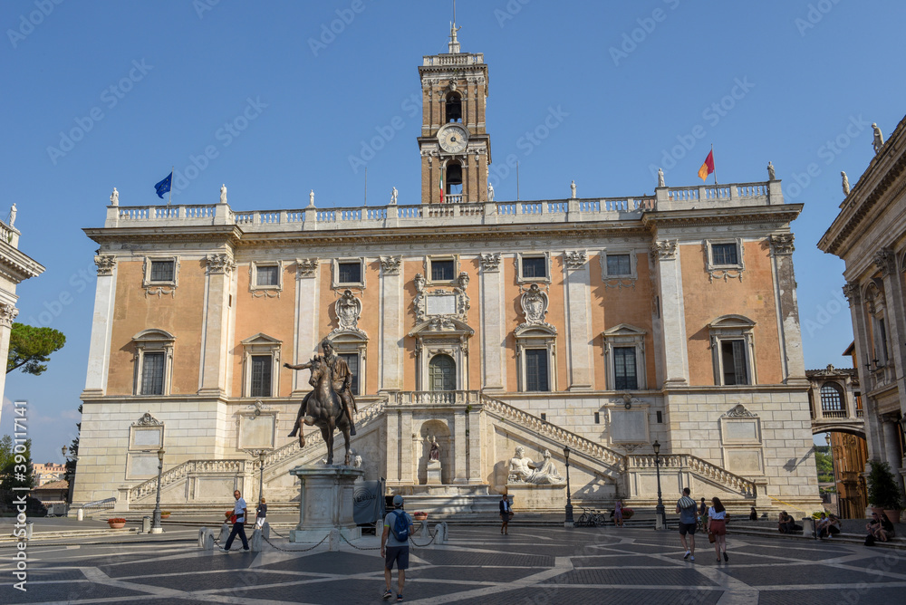 View at Campidoglio at Rome in Italy