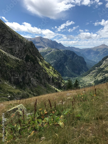 landscape with mountains