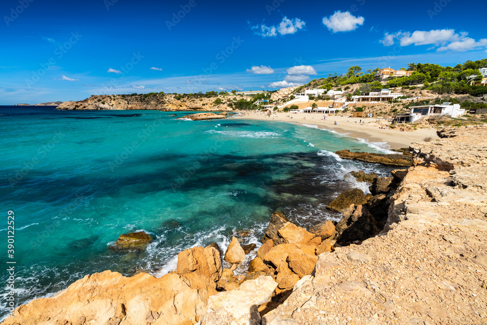 Cala Tarida beach, Ibiza.