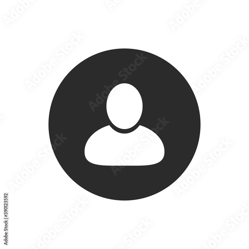 People button vector icon