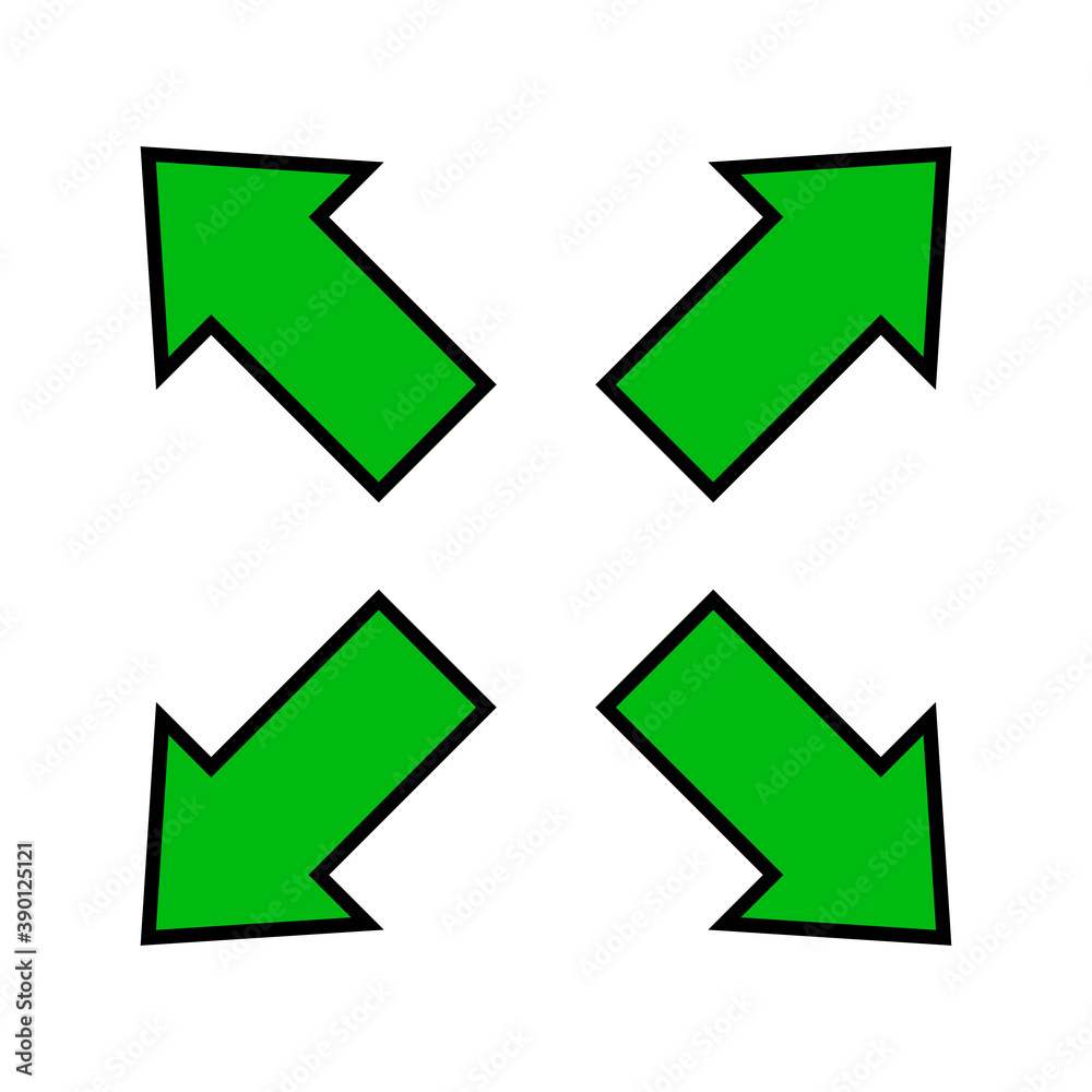 green arrow and diagonal arrow sign for map, arrow button for graphic game, arrow for direction green arrow and diagonal arrow sign for map, arrow button for graphic game, arrow for direction