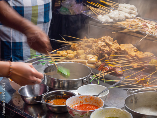 George Town, Penang Island, Malaysia [ Night market food, asian speciality and culture ]