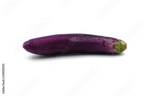 Wallpaper Mural Purple eggplant or aubergine on white background Torontodigital.ca