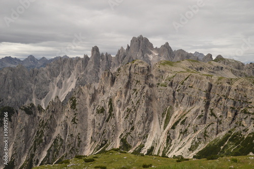 Hiking on the dramatic mountain ridges of Misurina and Drei Zinnen / Tre Cime di Lavaredo in the Dolomites, Northern Italy © ChrisOvergaard