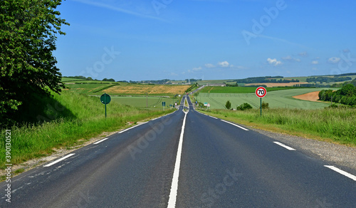 Buhy,Buchet, France - may 26 2020 : picturesque village photo