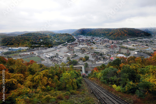 The Town of Johnstown Pennsylvania from Above