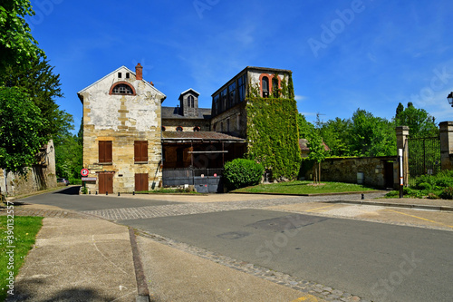 Courcelles sur Viosne , France - may 18 2020 : picturesque village photo