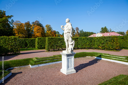 Sculpture "Air". Lower park. Oranienbaum. Lomonosov. St. Petersburg. Russia