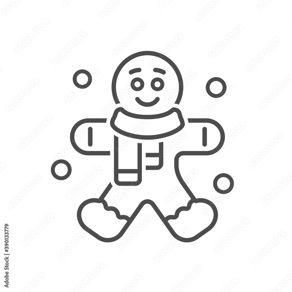 Gingerbread Man Vector Illustration Icon
Gingerbread Man Vector Illustration Icon