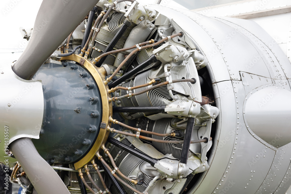 custom made wallpaper toronto digital18-cylinder air-cooled radial aircraft engine