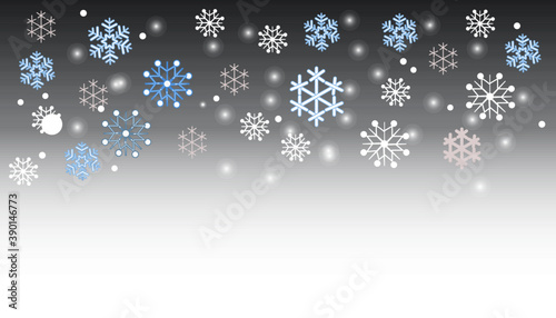 christmas background with snowflakes