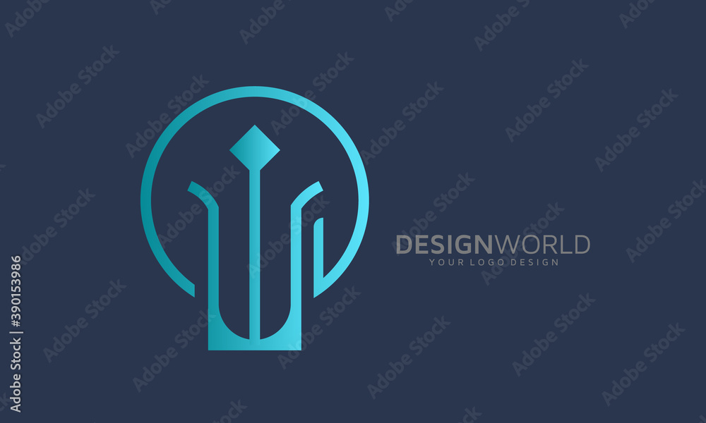 Alphabet AW template design, art and design Alphabet AW template design, art and design