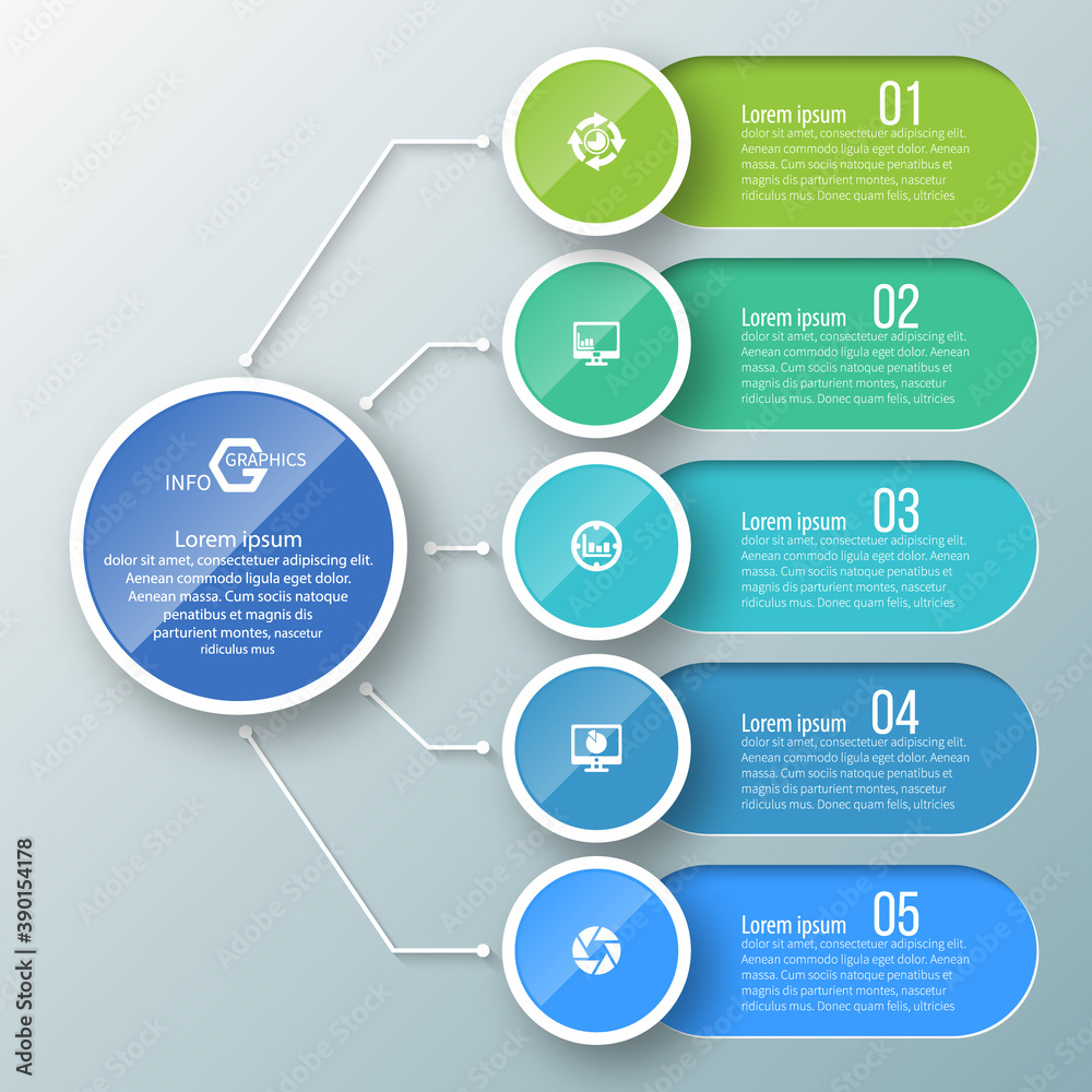 Abstract 3D Paper Infographics. Business template .Vector illustration Abstract 3D Paper Infographics. Business template .Vector illustration