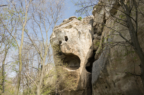The Unknown Bulgaria. Royashki cave monasterie Provadia Region, Bulgaria. Ancient Thracian sanctuary