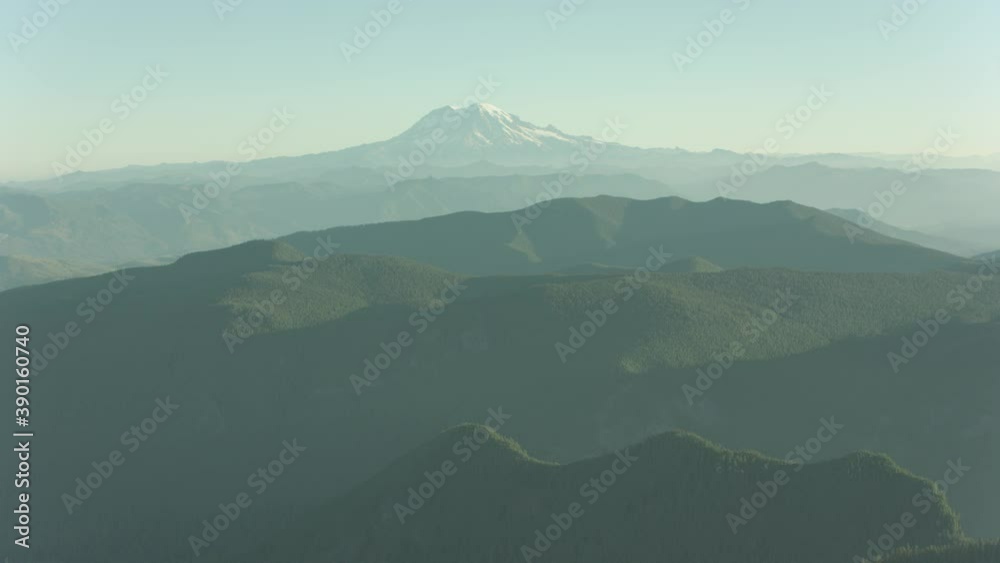 Mount St Helens Oregan USA Aerial Mount St Helens Oregan USA Aerial