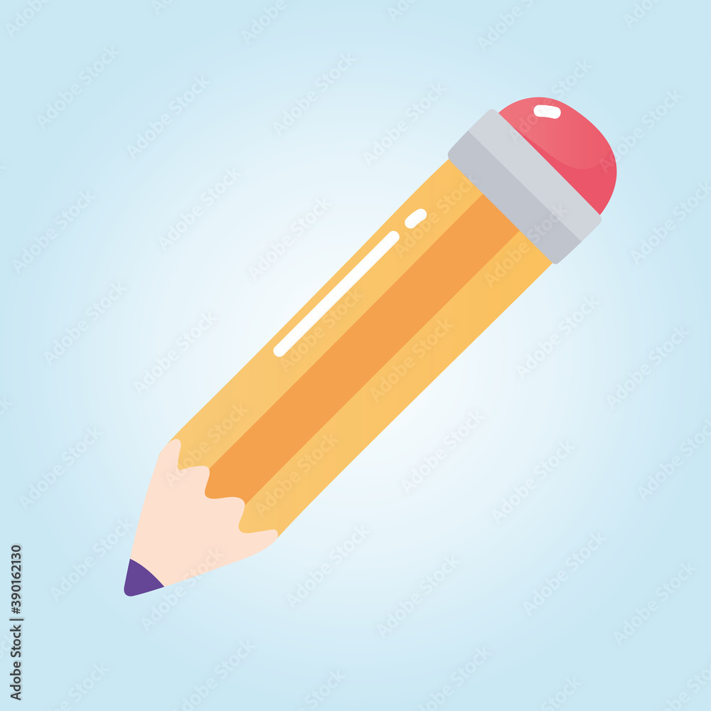 education pencil school elementary cartoon icon education pencil school elementary cartoon icon