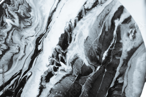 Beautiful gothic abstract epoxy resin painting