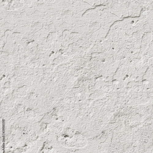 Seamless white painted concrete wall texture. 4K