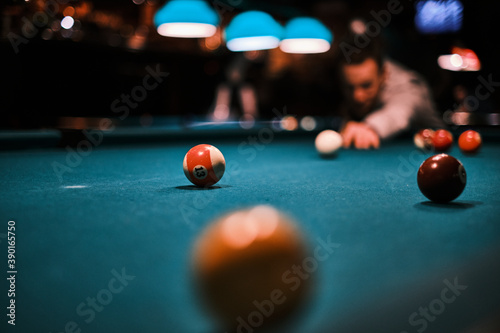 Fotografi Partie de billard