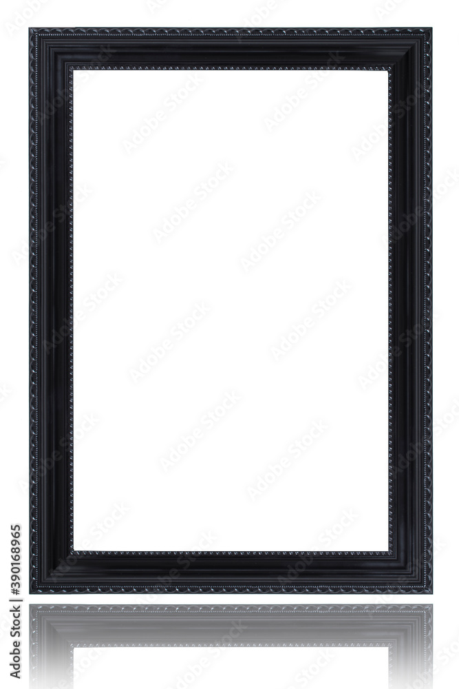black frame isolated on white