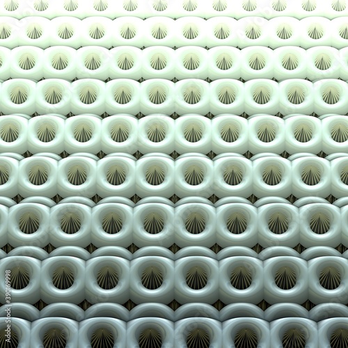 Obraz na plátně Abstract 3D pattern background in a modern decor style.