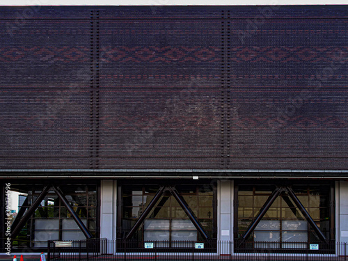 museum wall with a window
