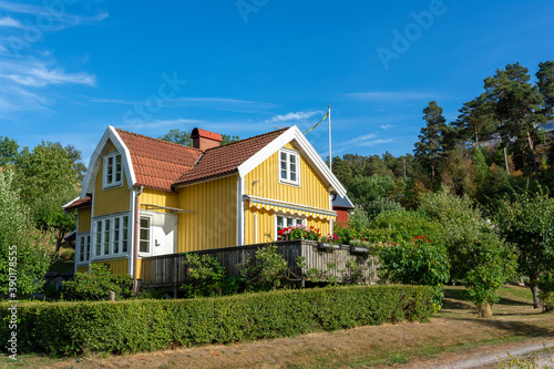 Swedish houses by the coast