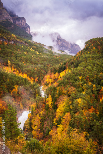 Autumn in Ordesa and Monteperdido Natural Park (Spain)