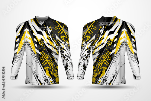 T-shirt template, sport racing jersey, soccer jersey