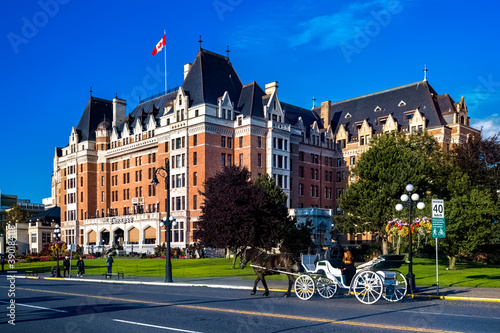 Schilderij op canvas VICTORIA, CANADA - Aug 22, 2019: THe_Empress_Hotel_00000