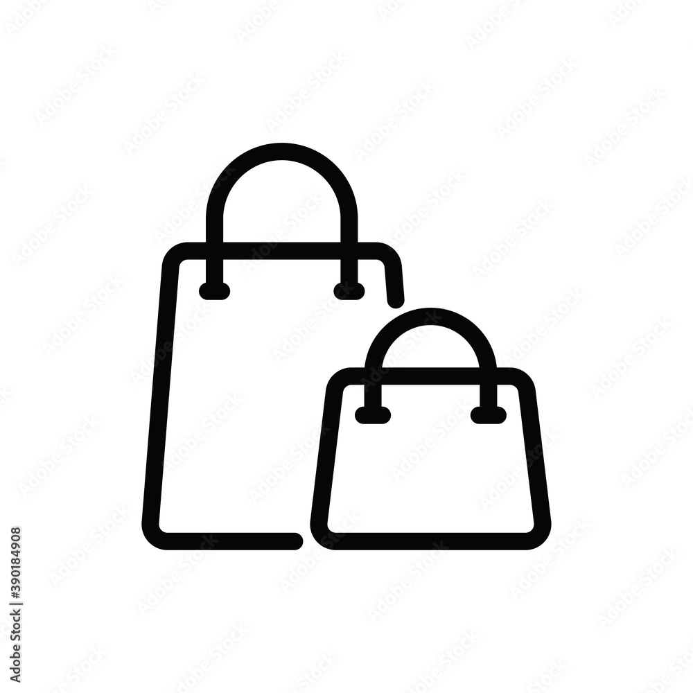 shopping bag icon vector symbol template shopping bag icon vector symbol template