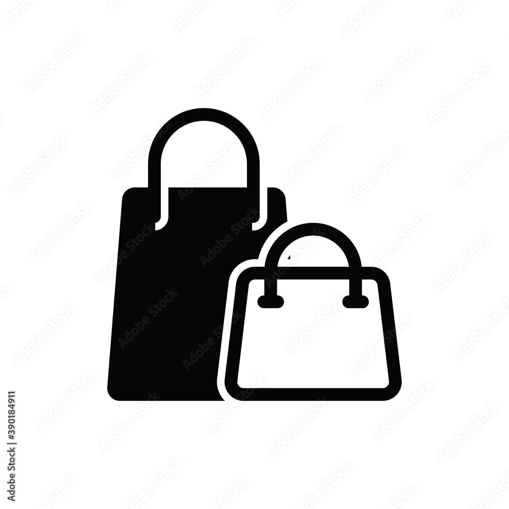 shopping bag icon vector symbol template shopping bag icon vector symbol template