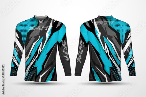 T-shirt template, sport jersey design